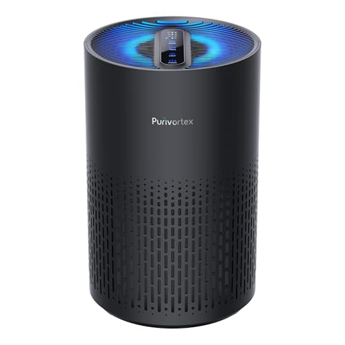 Purivortex PX500 Black Air Purifier front view