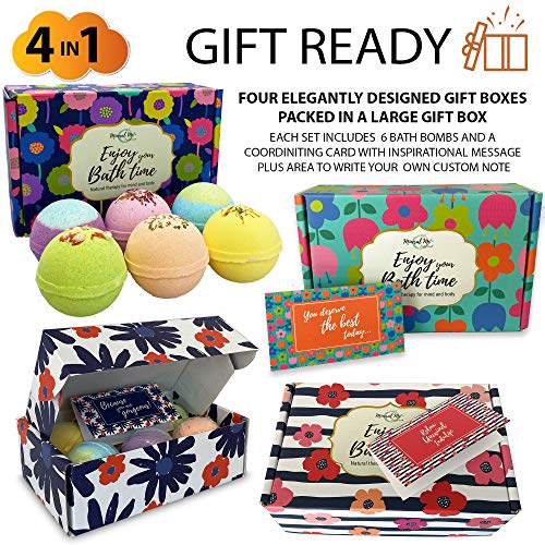 Assorted bath bombs from the Mineral Me California collection
