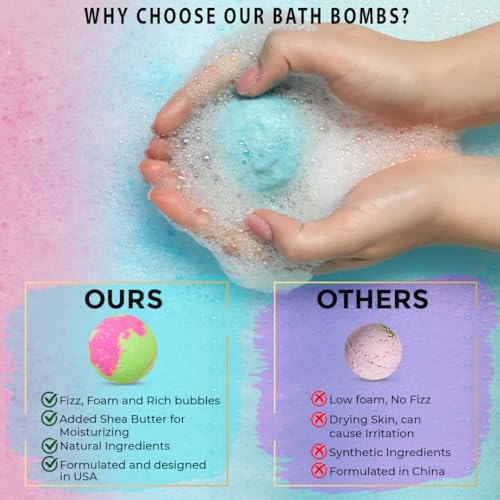 Close up of bath bomb dissolving in water