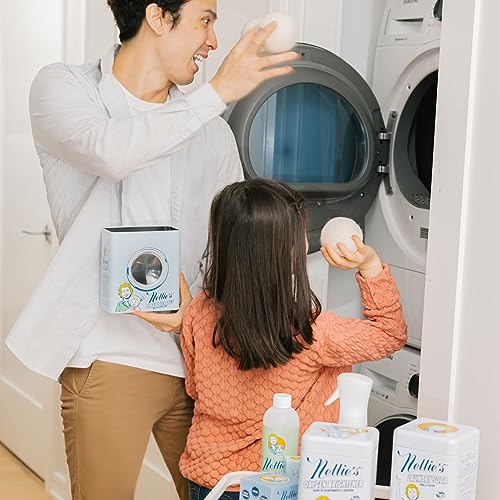 Nellie's NWDB dryer balls inside tin