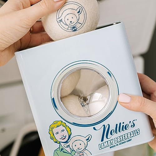 Set of four Nellie's wool dryer balls