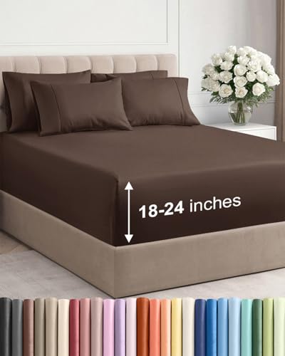 CGK Unlimited brown king sheet set packaging