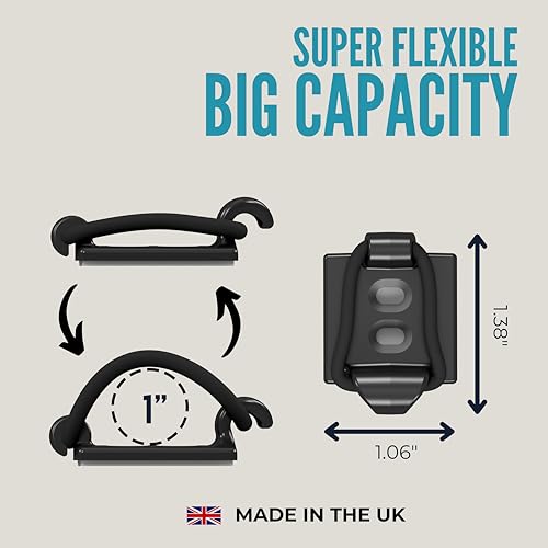 CableGenie black clips for home office use