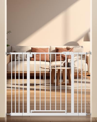 keny 29-42.5 inch white baby gate