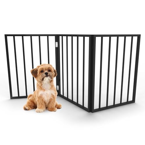 PETMAKER 3-Panel black indoor pet gate