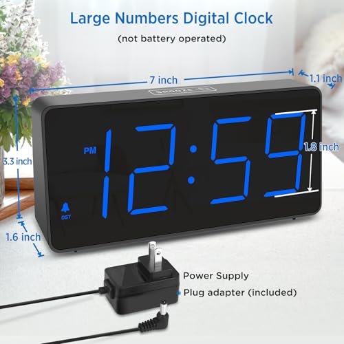 Large display digital clock