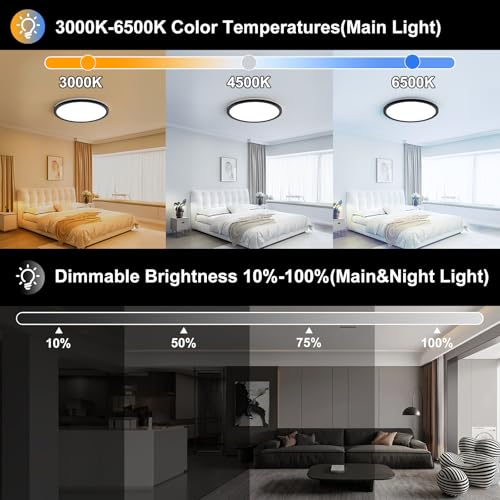 Remote control for AmazeFan flush mount light