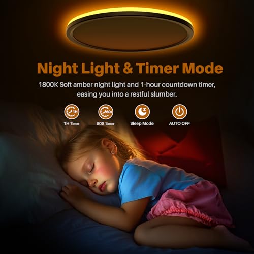 AmazeFan light showcasing 1800K amber night mode