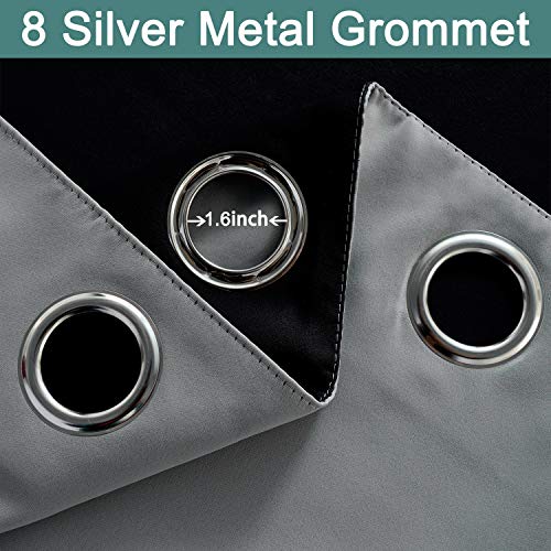 Double layer blackout curtain construction