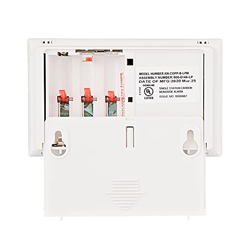 Kidde alarm showing the Test-Hush button detail