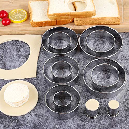 Winerming round baking mold set for dough and fondant