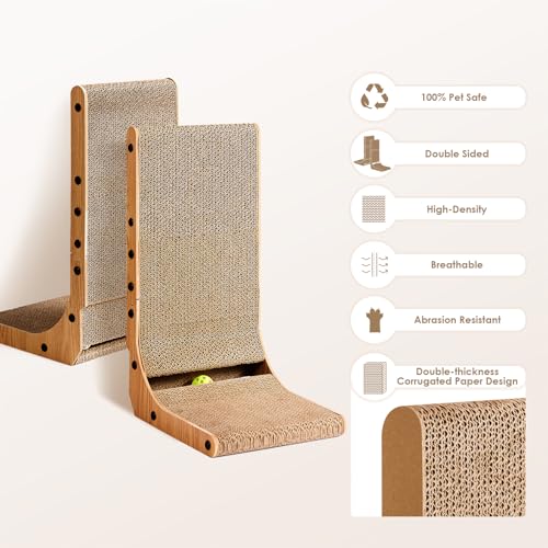 Cardboard cat scratcher furniture protector