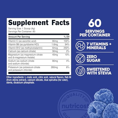 Nutricost Electrolyte Complex optimal hydration formula