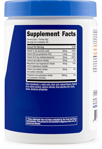 Nutricost Electrolyte Complex manufactured in GMP facility