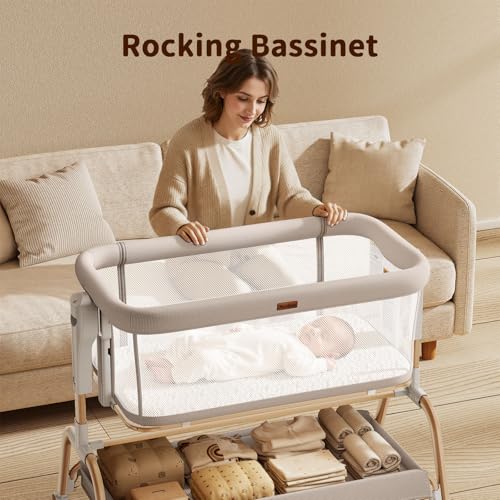 NeoBorn bassinet rocking mechanism