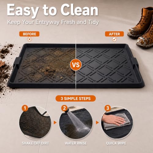 Easy-to-clean rubber mat