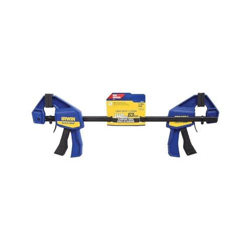 Two IRWIN QUICK-GRIP mini clamps displayed together