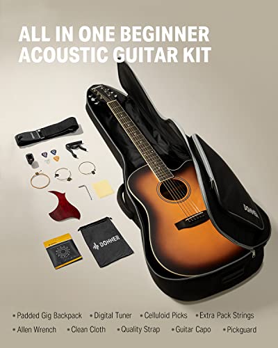 Full-size cutaway acoustic guitar side profile