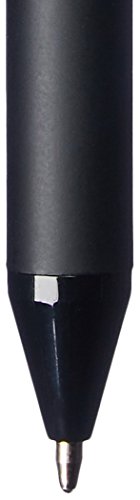 Set of black ballpoint pens