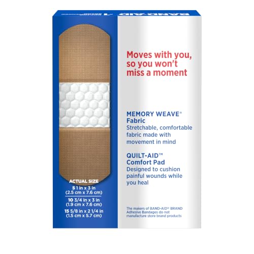 Band-Aid fabric bandages for first aid kits