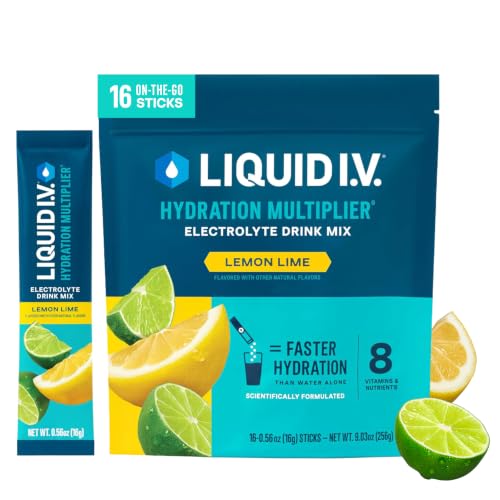 Liquid I.V. Hydration Electrolytes Lemon Lime box