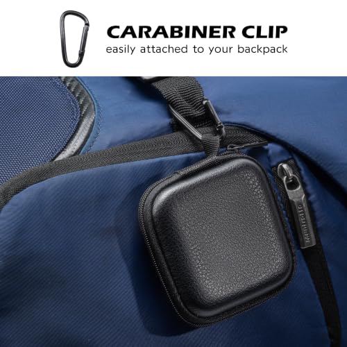 Earbuds Case with Carabiner Clip