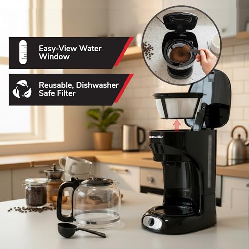 Black coffee maker warming plate