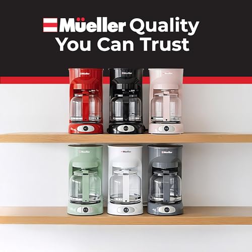 Full coffee maker setup in kitchen