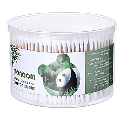 MYQIPGD 500 Count cotton swabs in storage box