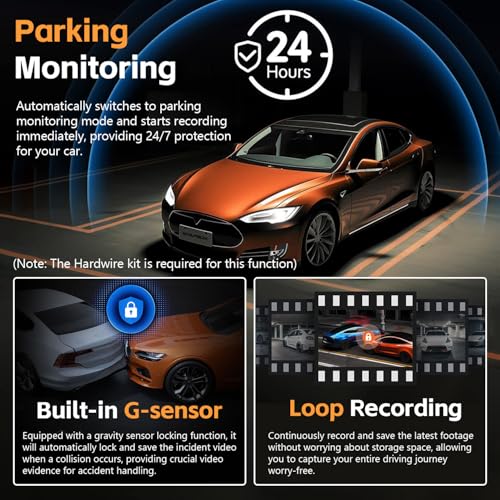 CURRENBA dash cam four lens array detail