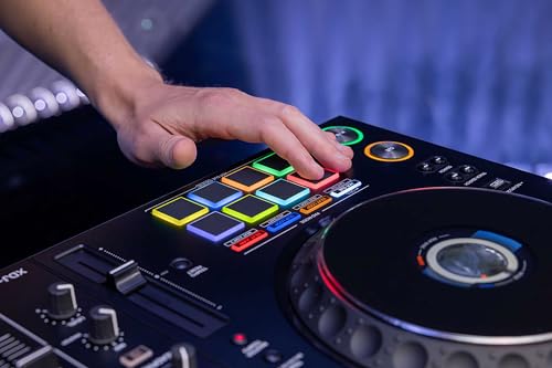 AlphaTheta XDJ-AZ with SonicLink headphones