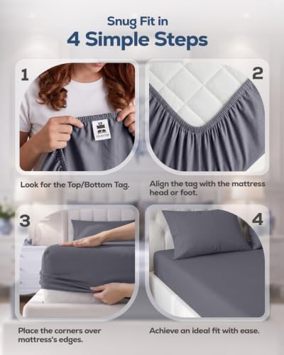 Utopia Bedding sheet on queen mattress