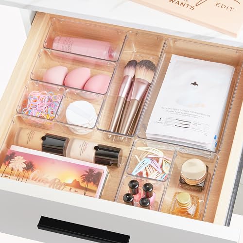 Bathroom vanity storage with Vtopmart trays