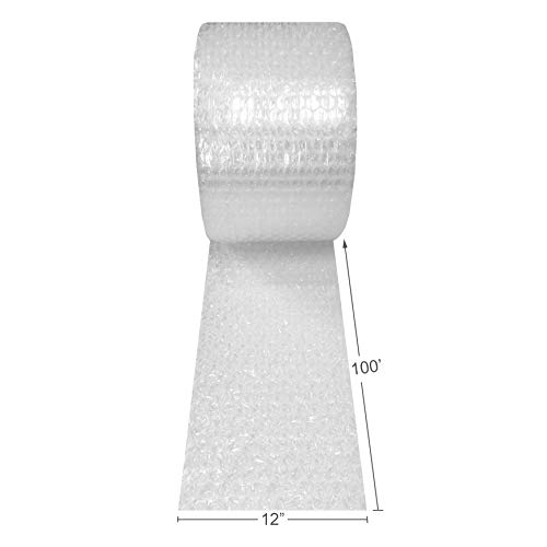 Perforated section of Basics clear bubble wrap