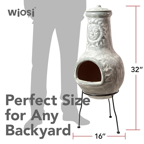 Wiosi backyard fire pit ceramic design