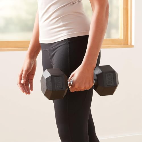 Perspective view of 20 lb gym weight