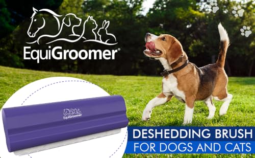 Purple EquiGroomer grooming tool handle