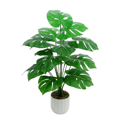 Freyalife 28-inch Artificial Monstera plant overview