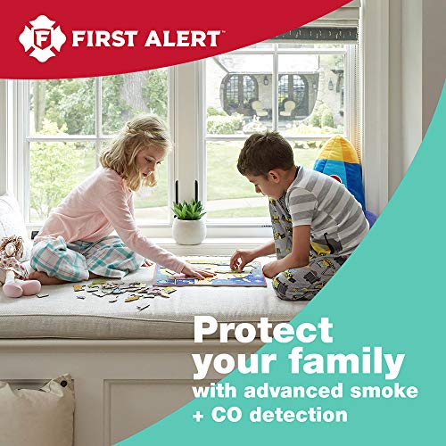 First Alert hardwired smoke and CO detector unit