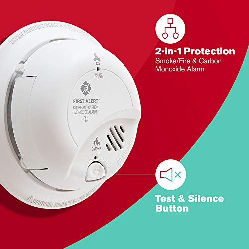 Side view of First Alert SC9120B-3 alarm