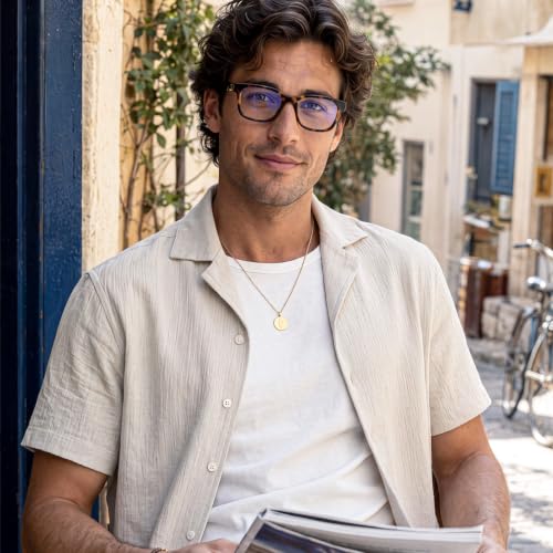 kimorn blue light glasses side profile