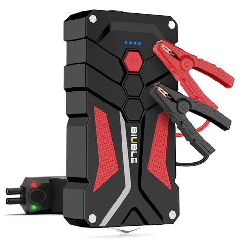 BIUBLE 5000A JS001 Red Jump Starter front view