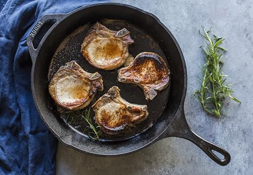 Close up of Lodge cast iron texture