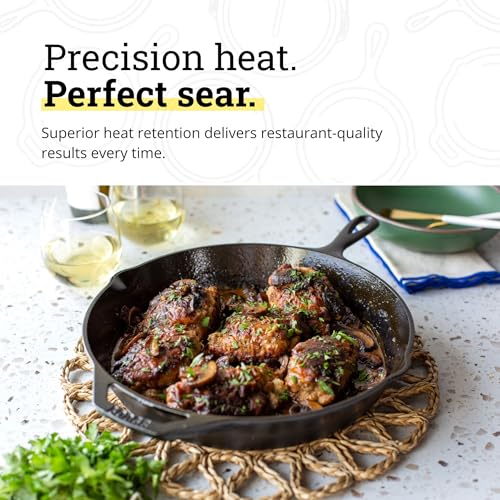 Lodge cast iron pan on stovetop