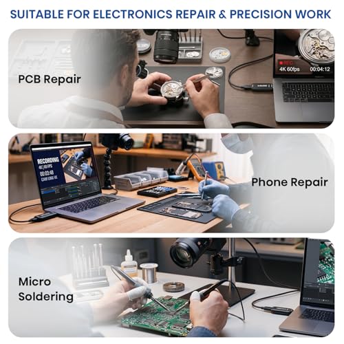 Device setup for microscope inspection