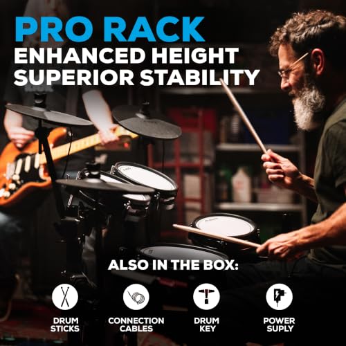 Alesis Nitro Pro red finish detail