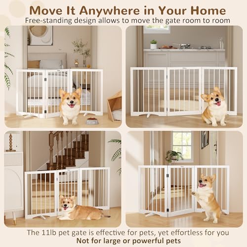 Folded Cideny dog gate for storage