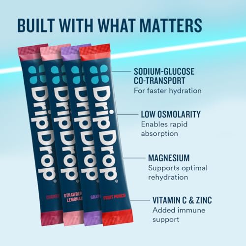 DripDrop formula with 3X electrolytes