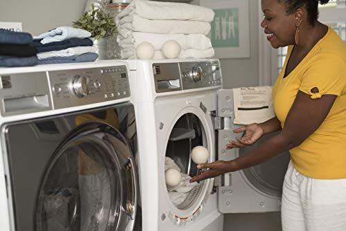 Premium wool dryer balls for faster drying time