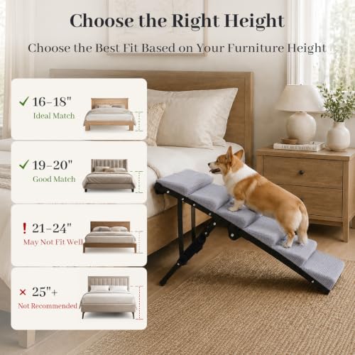 Safety lock mechanism on dog ramp
